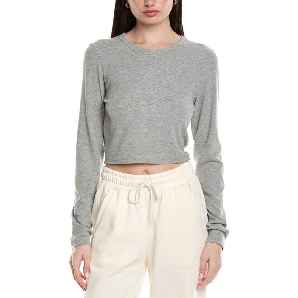 Knit Riot Womens  Base Rib T-Shirt, Grey